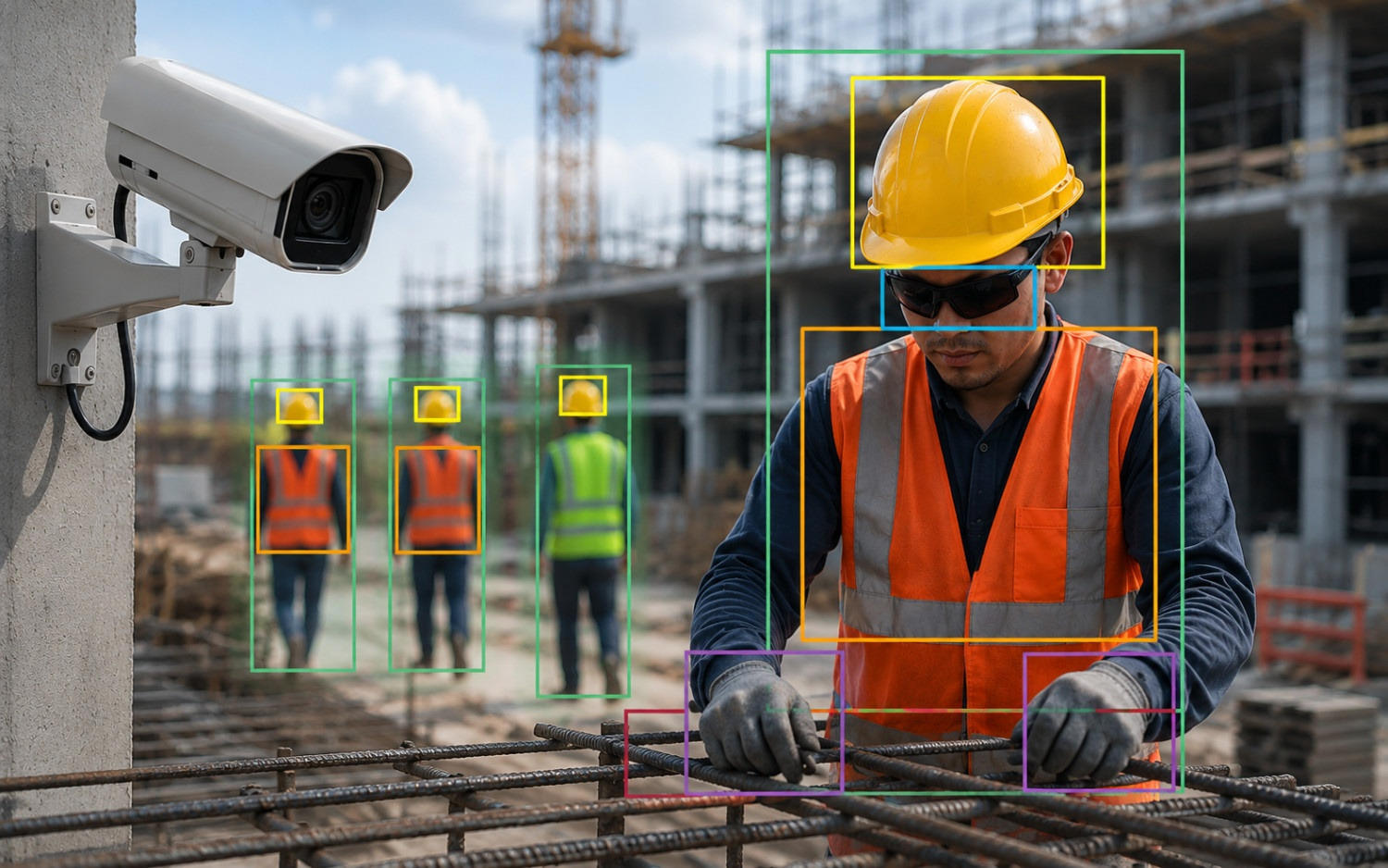Visão computacional com YOLO26: detectando uso de EPIs na construção civil